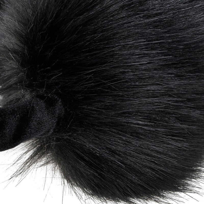 ZLYC Womens Girls Winter Fashion Adjustable Faux Fur EarMuffs Ear Warmers, Black - Image 5